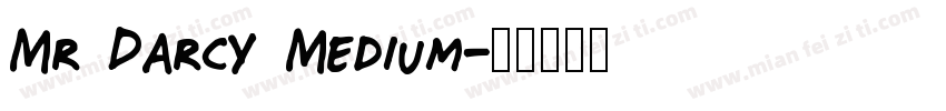 Mr Darcy Medium字体转换